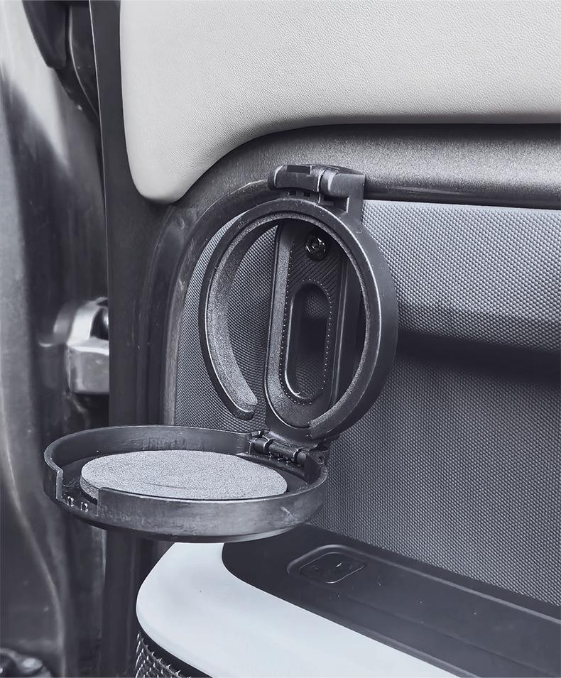 Land Rover Defender (20-25) Non-Destructive Folding Cup Holder for Car Door - Fits Coffee/Milk Tea Cups