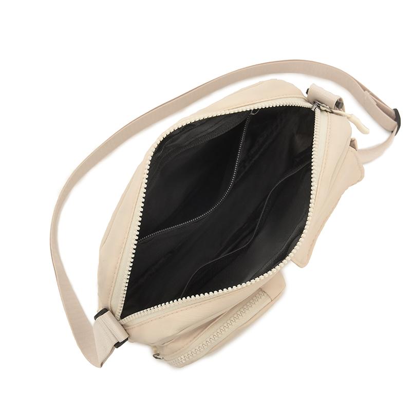 Nuova Borsa a Spalla da Uomo Leggera Tracolla Regolabile Borsa a Tracolla a Mani Libere Multitasche Unisex Borsa da Sotto Braccio Uso Quotidiano