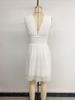 2026 Summer Resort White V-Neck Strap Dress