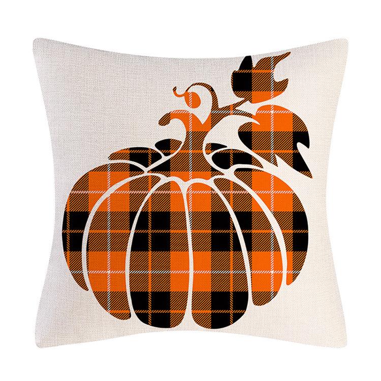 New Autumn Thanksgiving Pillowcase Home Decor Pumpkin Maple Leaf Truck Pillow Sofa Cushion Cover