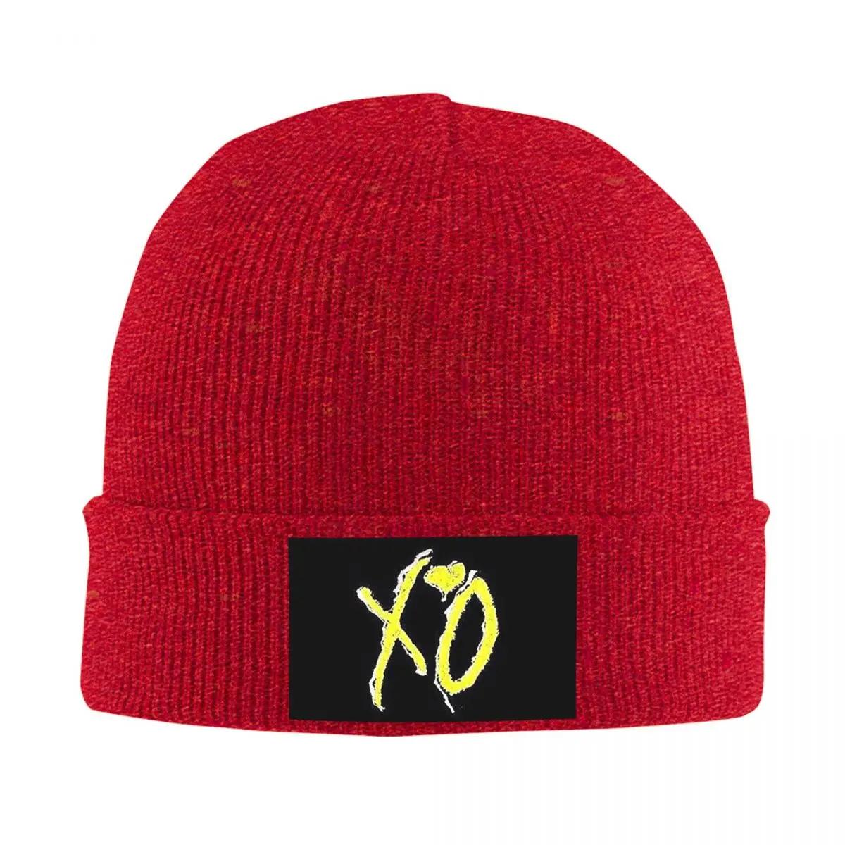 Rapper The Weeknd Blinding Lights Dawn FM Warm Knitted Cap Winter Knit Bonnet Hat Skullies Beanies Hip Hop Caps for Unisex One Size
