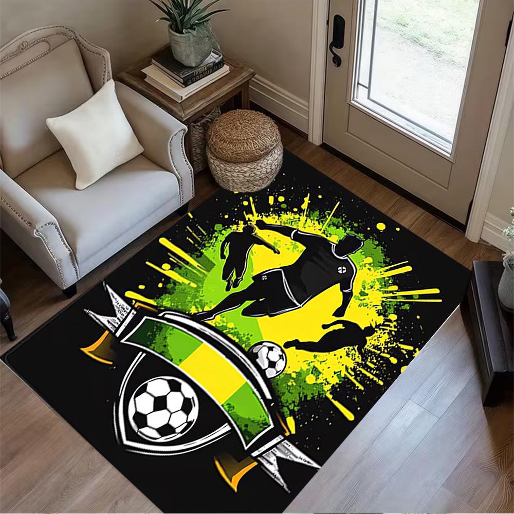 1pc soccer ball rug home carpet design for office decor gift living room bedroom