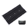 250W Monocrystalline Solar Panel Kit with 10A Charge Controller Dual USB Ports for RV Car Boat Battery Charging