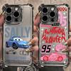 HOT Cars L-Lightning M-McQueen Pokovený kryt na telefon Pro Google Pixel 10 9 8 7 9a 8a 7a Pro XL 5G Ochrana proti pádu Airbag