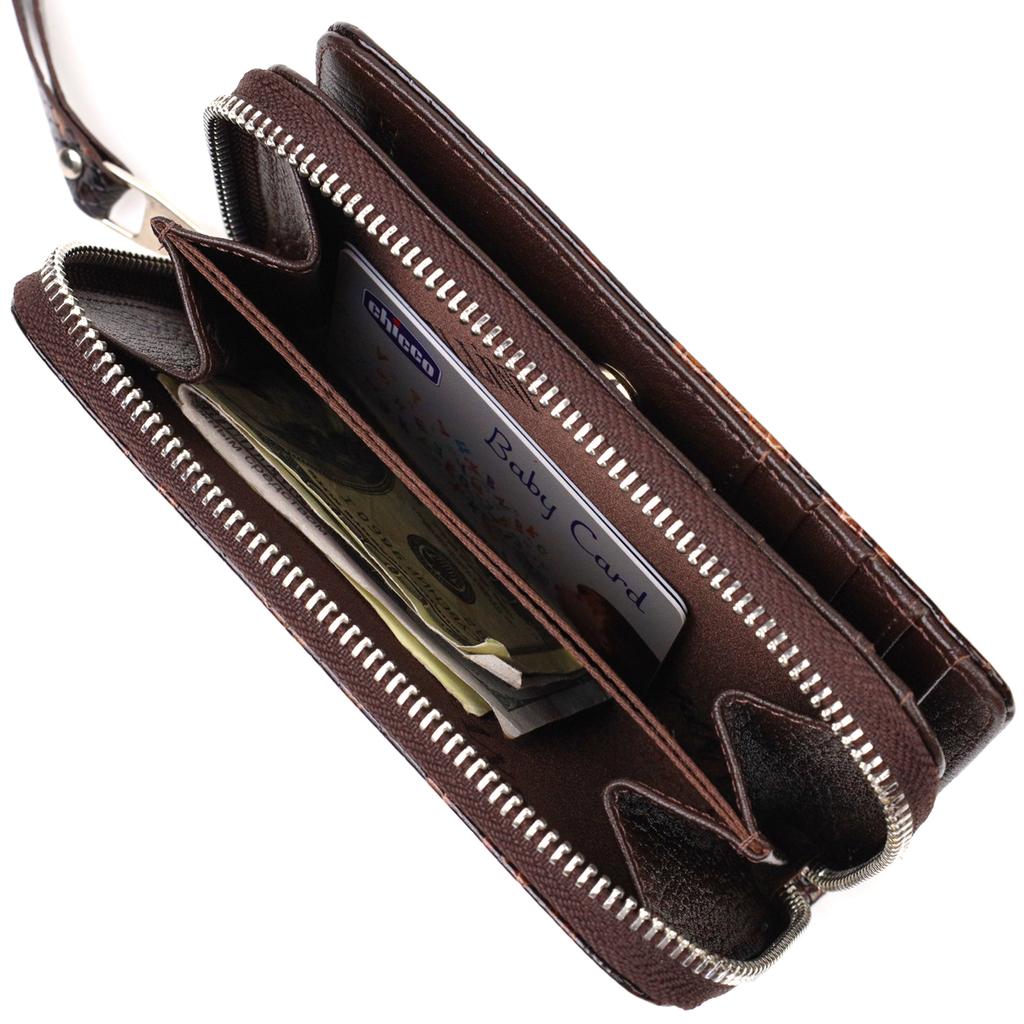 Poșetă excelentă de mărime medie din piele lacuită pentru femei din piele naturală cu șarpe în relief CANPELLINI 21714 Multicolor