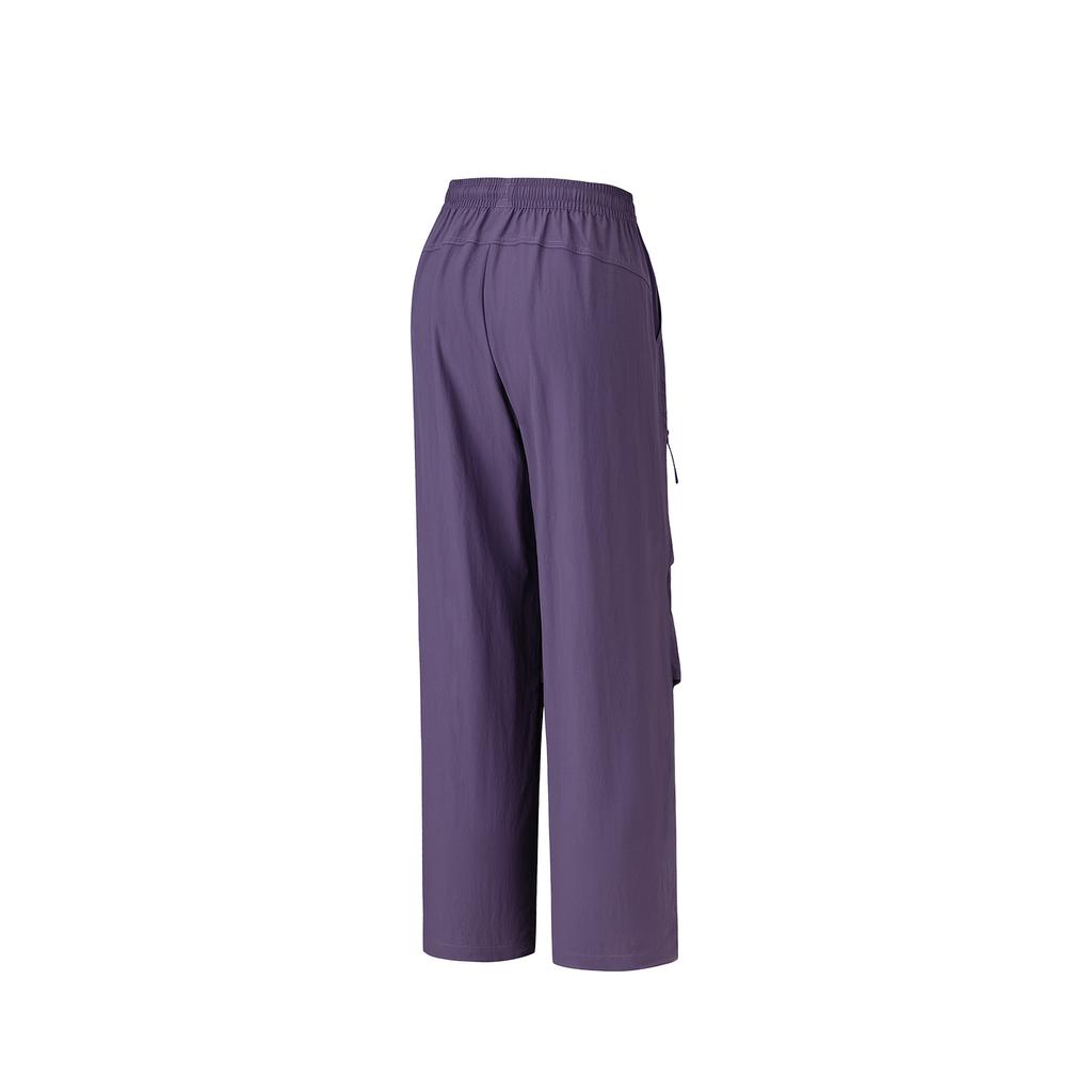 Anta Outdoors Woven Sports Long Pants Summer Casual Pants Women bottoms Phantom-Purple 962626501-3