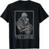 Tarot Card Shirt The Lovers Skeleton Goth Halloween Witch T-Shirt