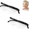 300% Magnifying Glasses Reading Magnifying Glasses, Portable Reading Magnifier with Glasses Case for Close Work, Anti-Blue Light
