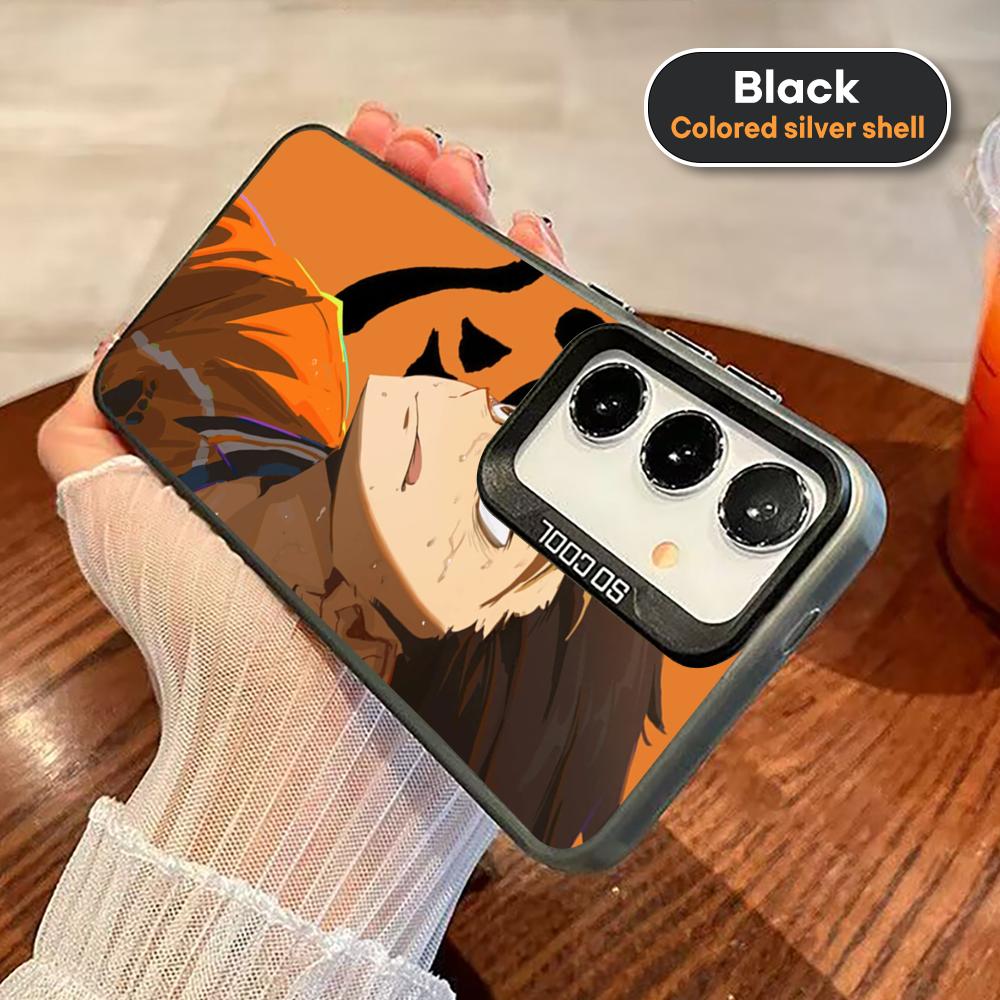Haikyu Nishinoya Yuu Phone Case For Black lMDColor Silver Shell For Samsung A56 A16 A55 A15 A35 A25 A54 A14 A34