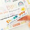 10 Sheets/Set Thank You Stickers Envelope Seal Scrapbook Sticker Stationery Label Stickers Gifts For Small Business