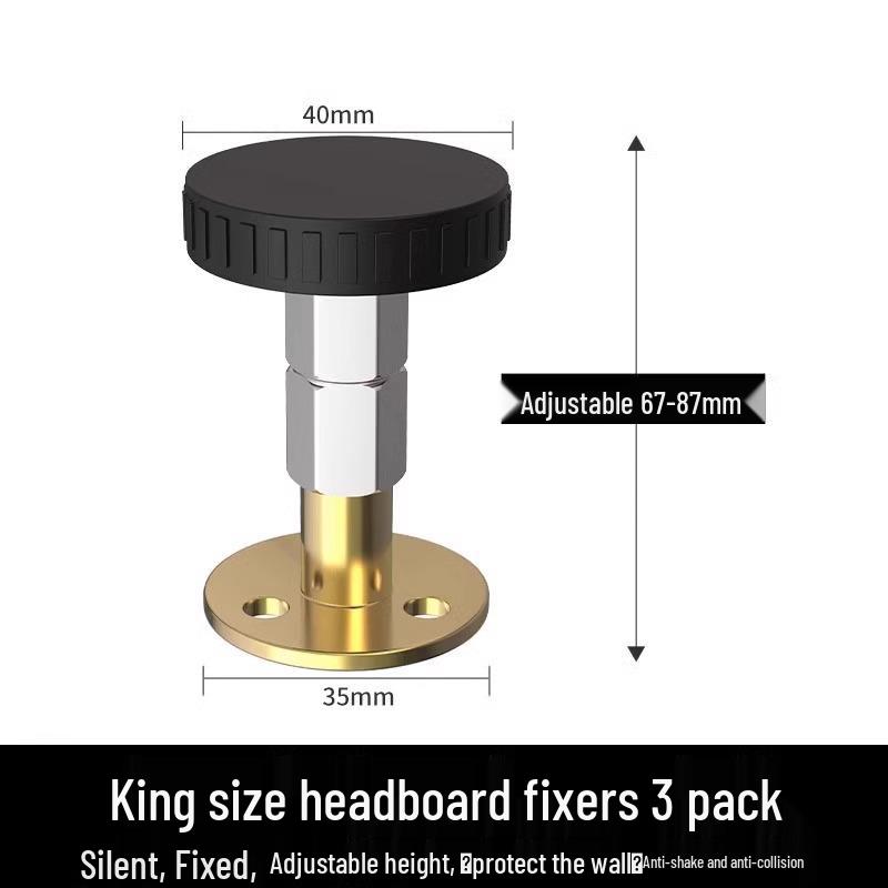 Nastavitelný stabilizátor čela postele: Podložka proti otřesům, proti nárazům a snižující hluk