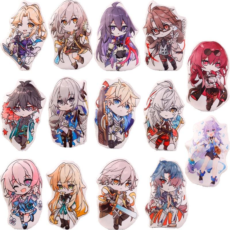Honkai Star Rail Plush Dolls Throw Pillow Comfortable And Soft Fabric Perfect Gift For Game Fans