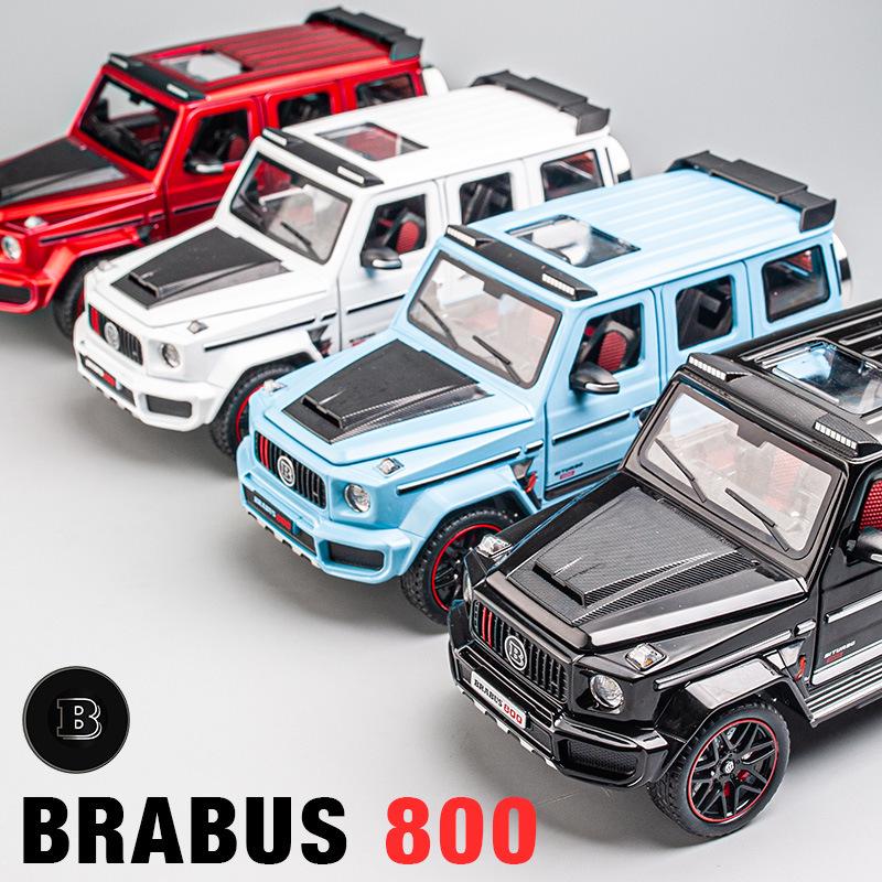 Mercedes-Benz G-Class Brabus 1:24 Off-Road Alloy Model Car Toy