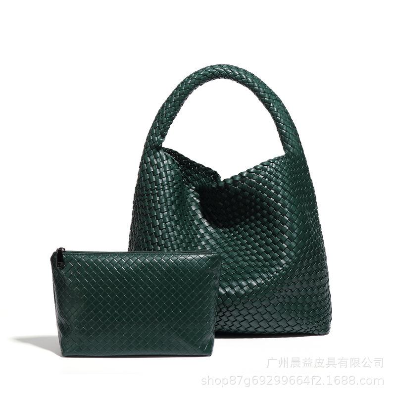 Handbag Large Capacity Tote Bag 2025 New Vegetable Basket Gift Woven Bag Hand Carry Casual Versatile Underarm