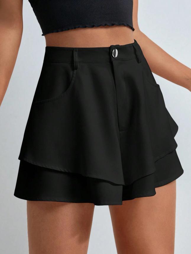 Jupe-costume A-line amincissante taille haute européenne et américaine pour femme Printemps 2026