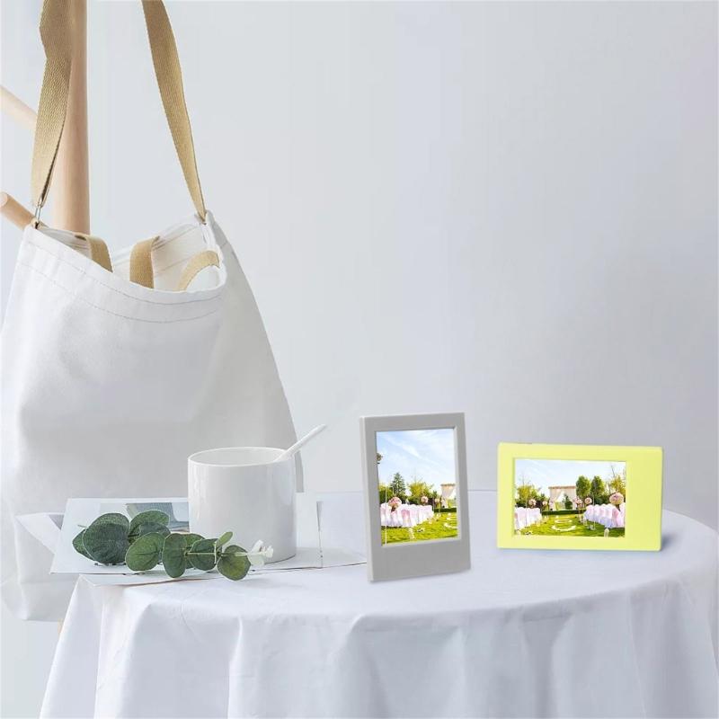 3Inch Minimalists Instantly Photo Frame Light ABS PP Materials Easy Installation For Desk Table Decorations 4pcs