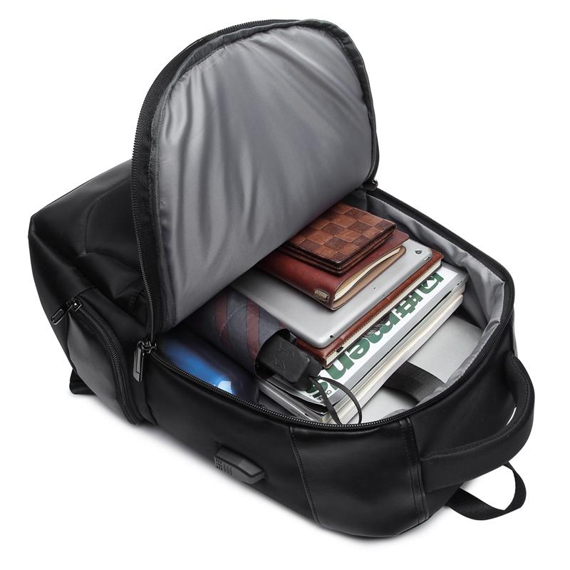 Backpack Men's Casual USB Men's Backpack Breathable Wear-resistant Business Computer Bag Travel Bag Student School Bag