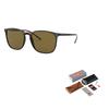 RayBan Lightweight Full Frame Sunglasses 0RB4387F 902/73 Tortoiseshell Frame Brown Lenses Oval Sunglasses Unisex Couple