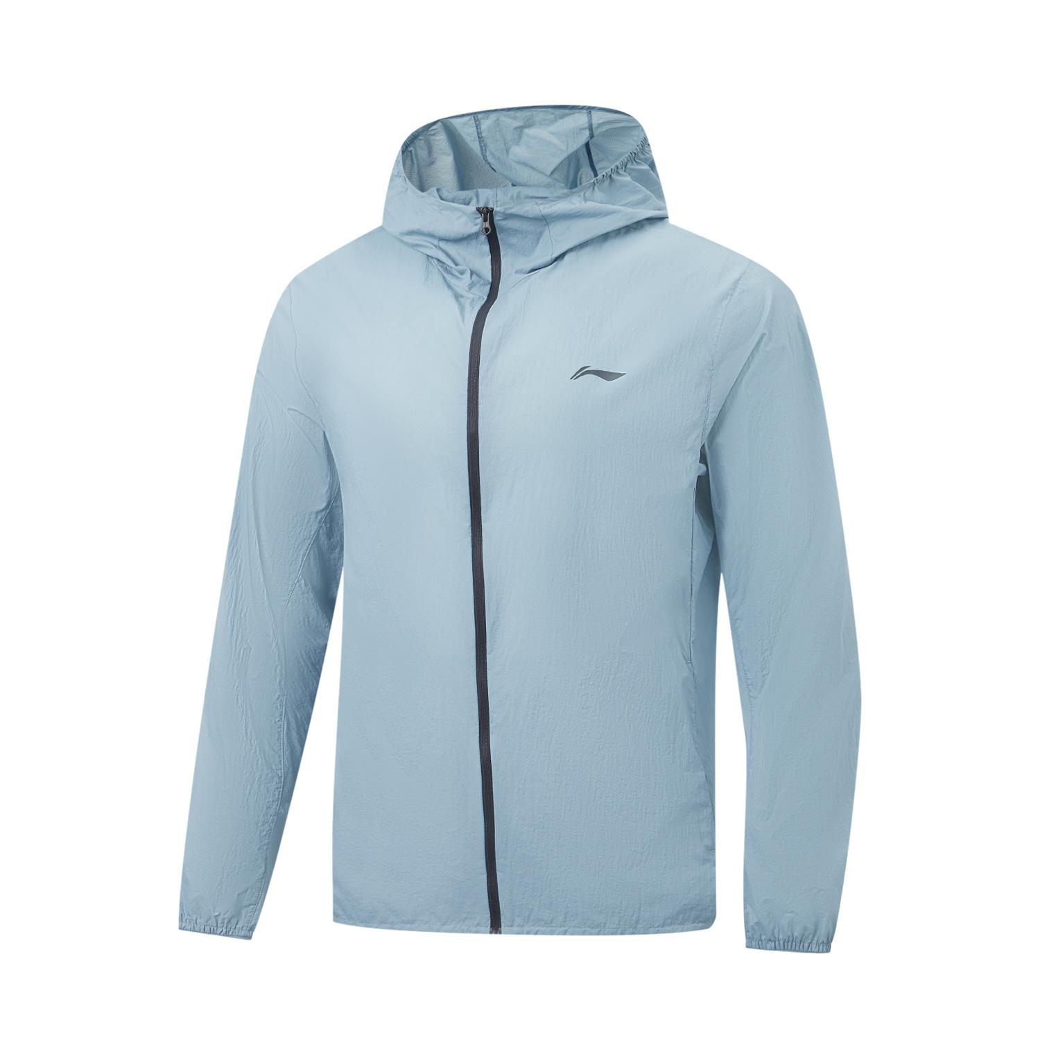 Li-Ning Casual Zipper Hooded Solid Color Versatile Windbreaker Men outerwear AFDW721-12 S