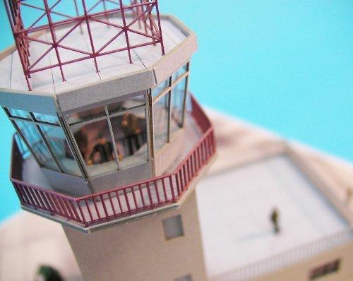 Sankei Aviation Scene Series Control Tower Paper Craft 1/144 Type-A
