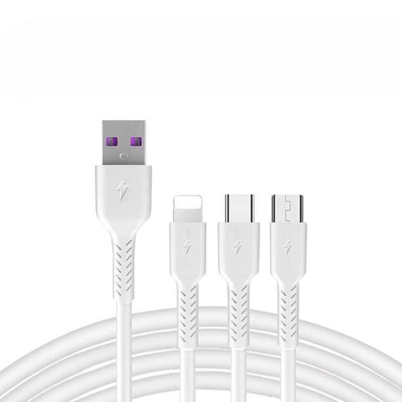 Three-in-one Charging Set Is Suitable for Android Phone One To Three Chargers