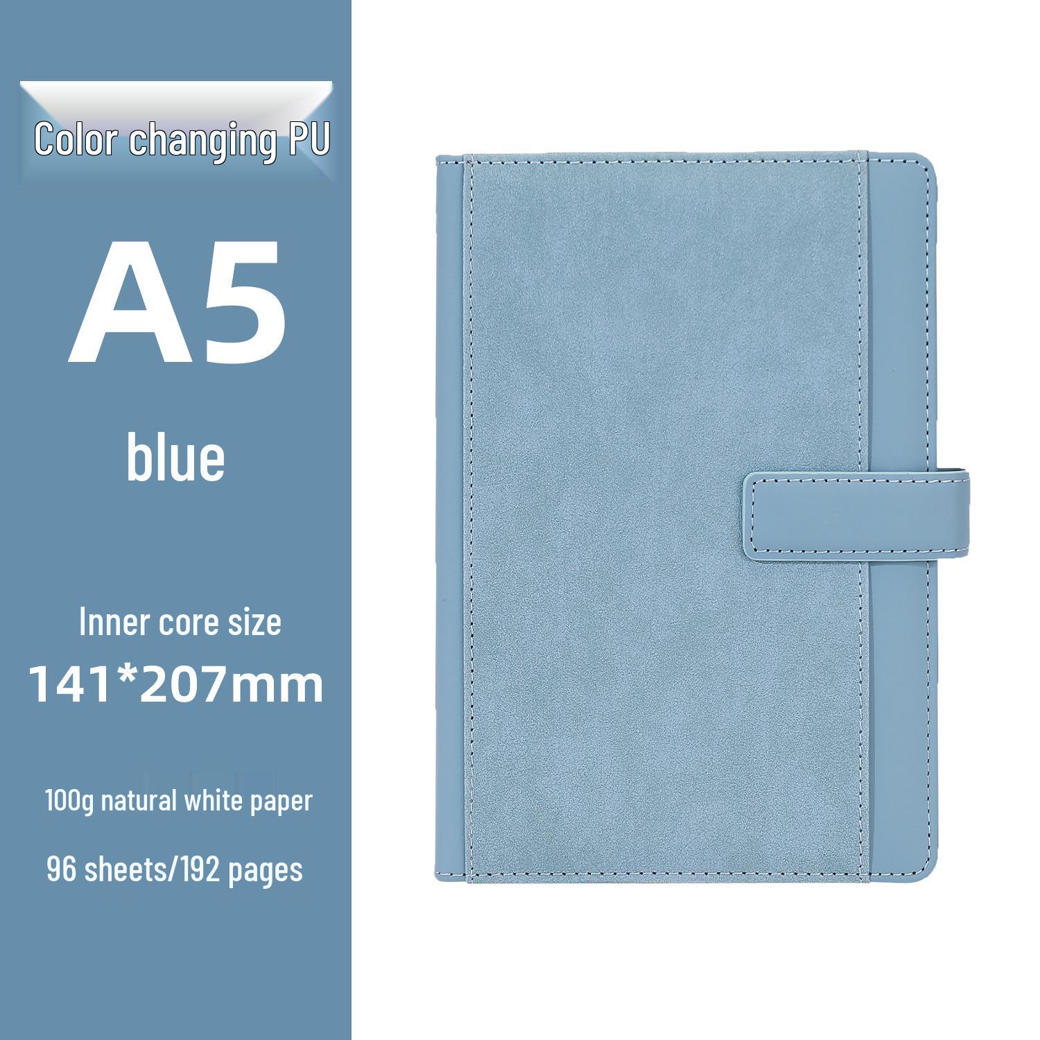 

A5 Pocket Snap Closure Customizable Notebook with Logo - Stylish for Students & Office Use Notebook