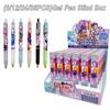 6/12/24/36Pcs KPop Demon Hunters Black Gel Pen Blind Box Student Writing Anime Figure Stationery Supplies 0.5mm Random Mystery Trendy Surprise