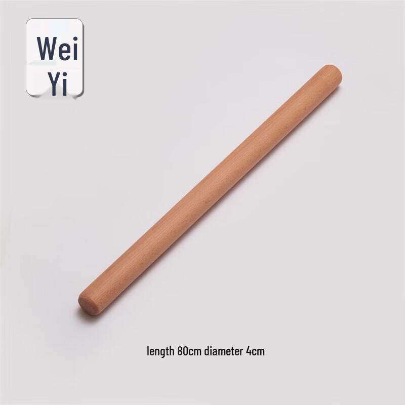 Solidny drewniany wałek do ciasta z drewna bukowego