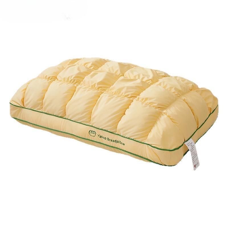 New Cotton Pineapple Bun Pillow for Home Use Adult Neck Protection Sleep Aid Pillow Core Dormitory Single Pack Soft and Rebound