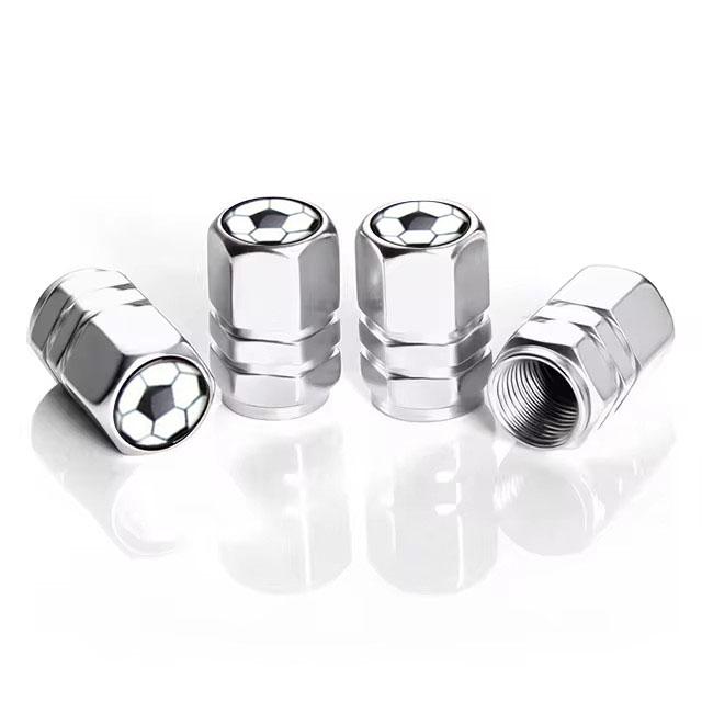 4pcs Aluminum Alloy Car Wheel Tire Valve Caps Tyre Rim Stem Covers Dustproof Tire Cap For Honda Toyota Seat VW Ford Accessories BT1