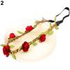 Boho Style Floral Flower Headband Festival Party Wedding Lady Garland Hairband KTJ