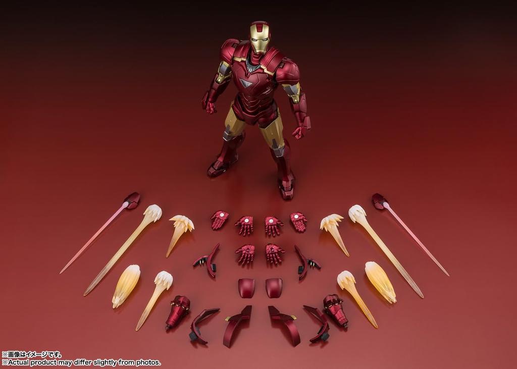 TAMASHII NATIONS S.H.Figuarts Iron Man Mark VI (THE INFINITY SAGA) Approximately 150mm PVC & ABS & Die-cast Painted Movable Figure