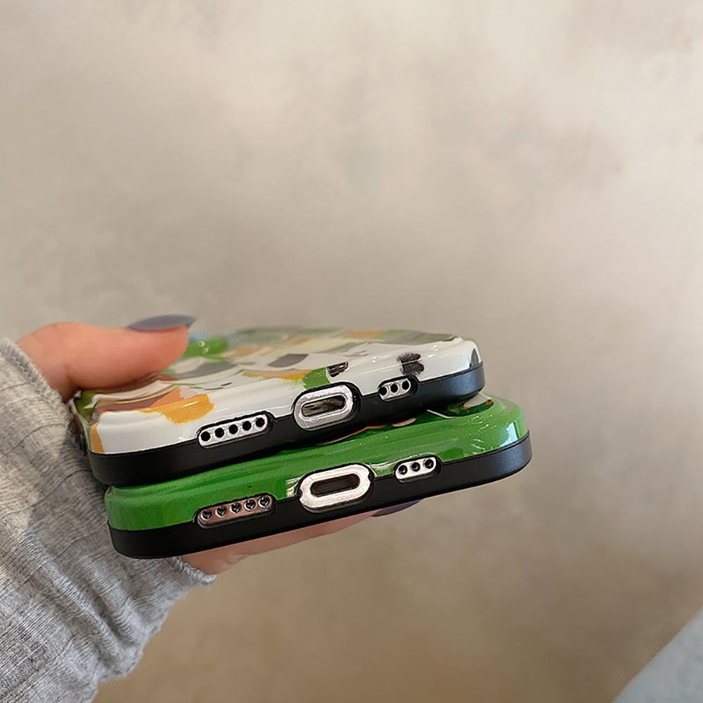 Cute Puppys Cartoon Dogs Soft Silicone Phone Cases For Iphone 13 12 11 14 Pro Max Suitcase Design Shockproof Back Cover Case