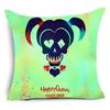 Stylish 18'' Harley Quinn Joker Polyester Pillowcase With Classic Cartoon Design