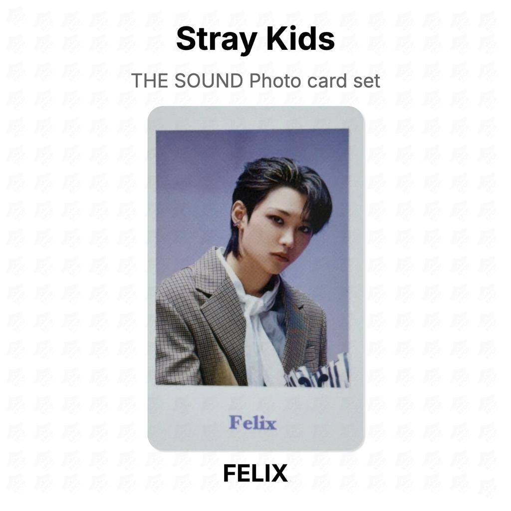Stray Kids THE SOUND Photo card set Official Photocard