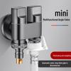 Denwoke Stainless Steel Dual-Outlet Washing Machine Faucet