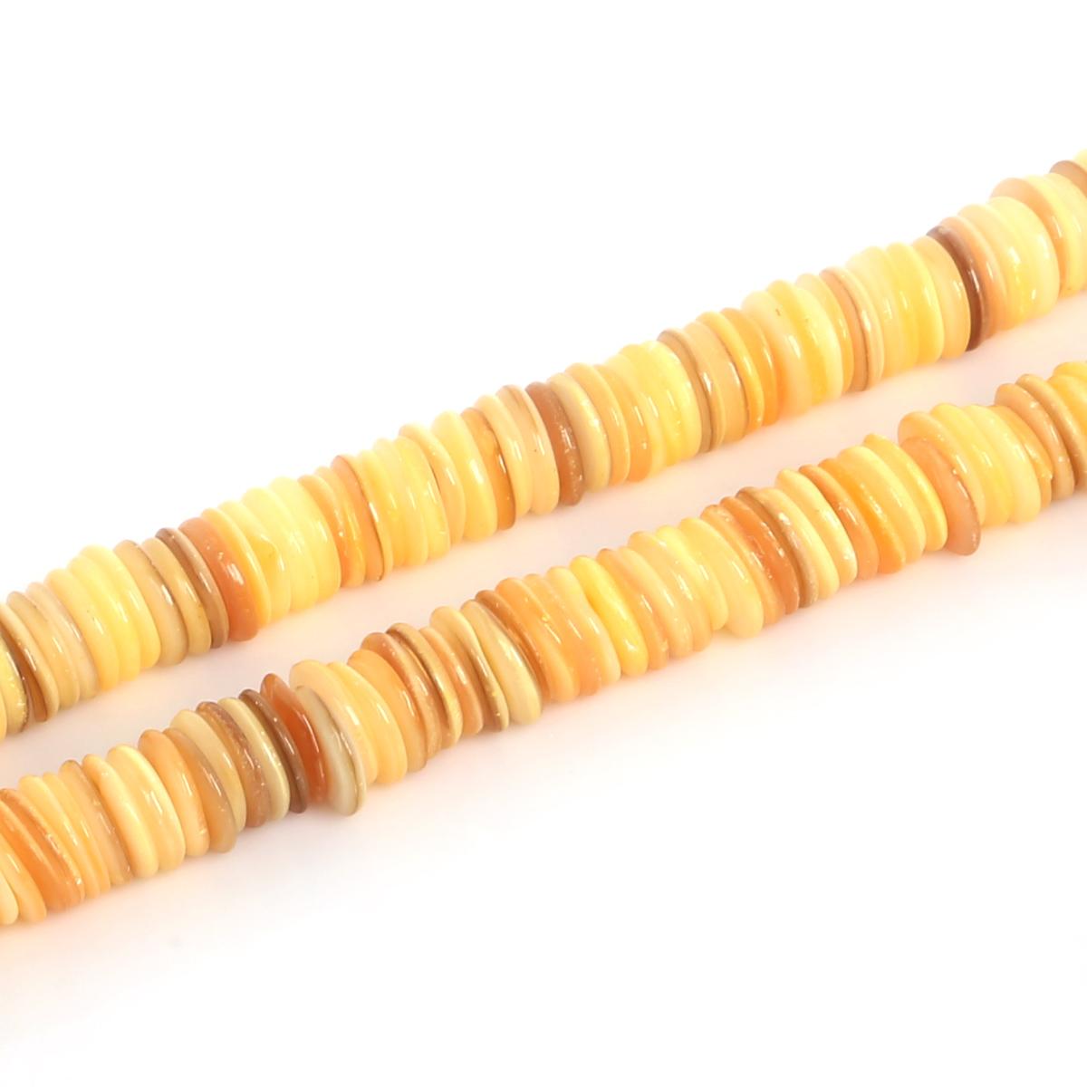 

39 см/нитка из натуральной пресной воды, 9 мм, морская ракушка, свободные бусины для самостоятельного изготовления ювелирных изделий жёлтый