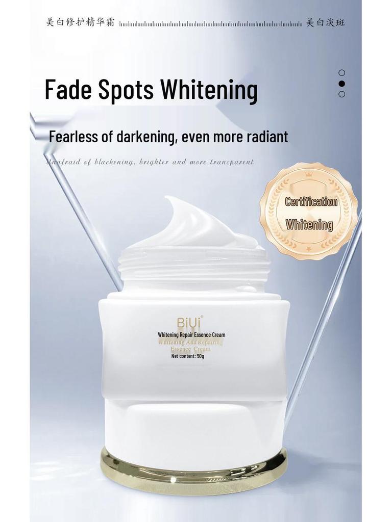 Whitening Repair Essence Cream: Moisturizes, Hydrates, Fades Spots, and Removes Dark Spots with Arbutin