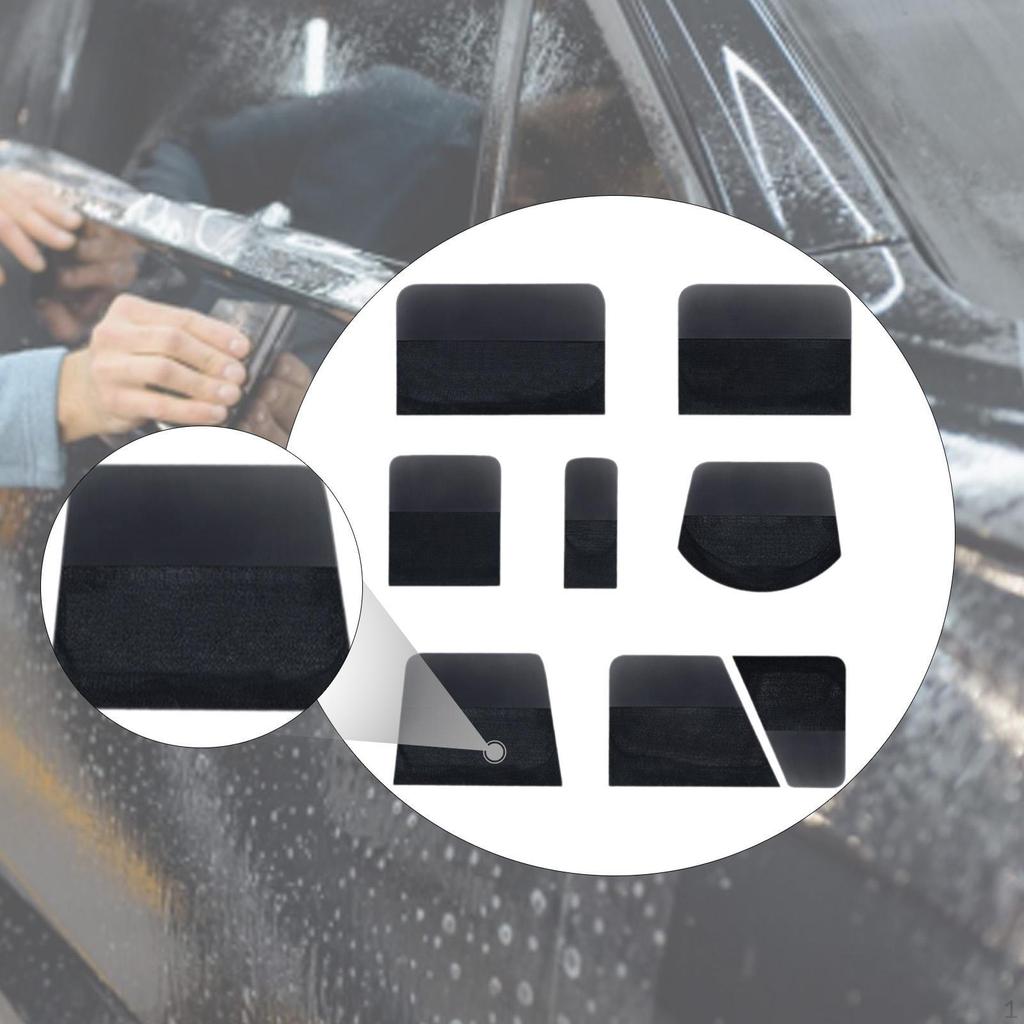 8 PPF TPU Squeegees for Car Film, Practical Vinyl Window Tinting Tools Protection And Paper