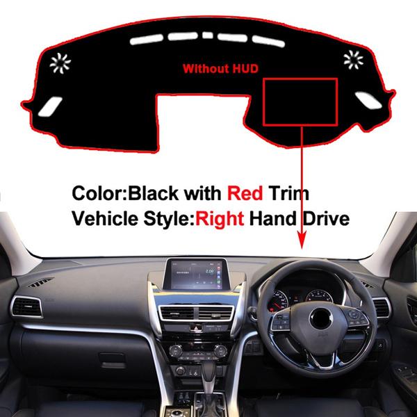 2 schichten Auto Auto Innen Dashboard Abdeckung Dash Matte Teppich Teppich Für Mitsubishi Eclipse Kreuz 2018 2019 2020 Sonnenschutz anti-slip Pad