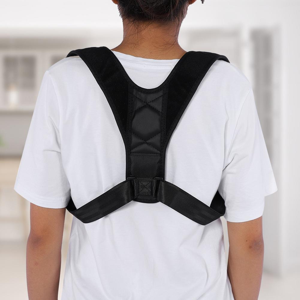 Durable Nylon Posture Corrector Women Men Shoulder Support Brace with Hook & Loop