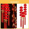 Elegant 2022 Cny Red Lanterns Chinese New Lunar Year Spring Festival Hanging Decoration