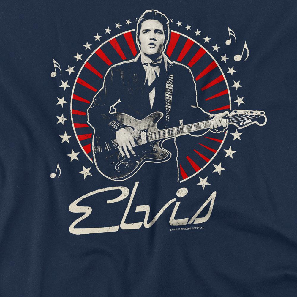 Elvis Presley Unisex Adult Stars T-Shirt