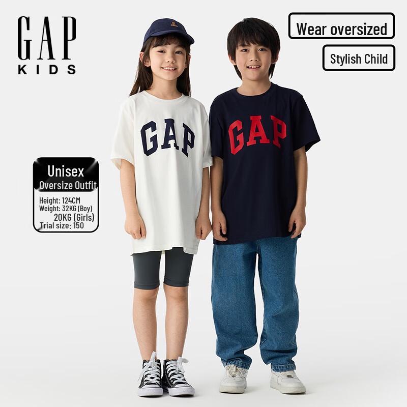 

Набір з 2 бавовняних футболок з коротким рукавом Gap Kids Весна 2025 110/56
