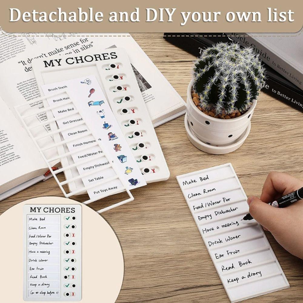 Memo Holiday Task Checklist Daily Planner Schedule Self-discipline Punch Card Planning Board