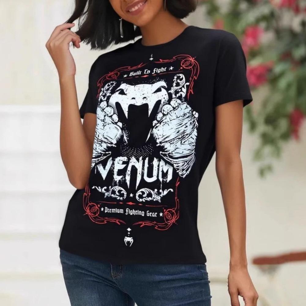 Tricou cu mânecă scurtă pentru femei de vară, cu imprimeu, la modă, lejer, cu gât rotund, Tricou confortabil pentru femei cu mânecă scurtă