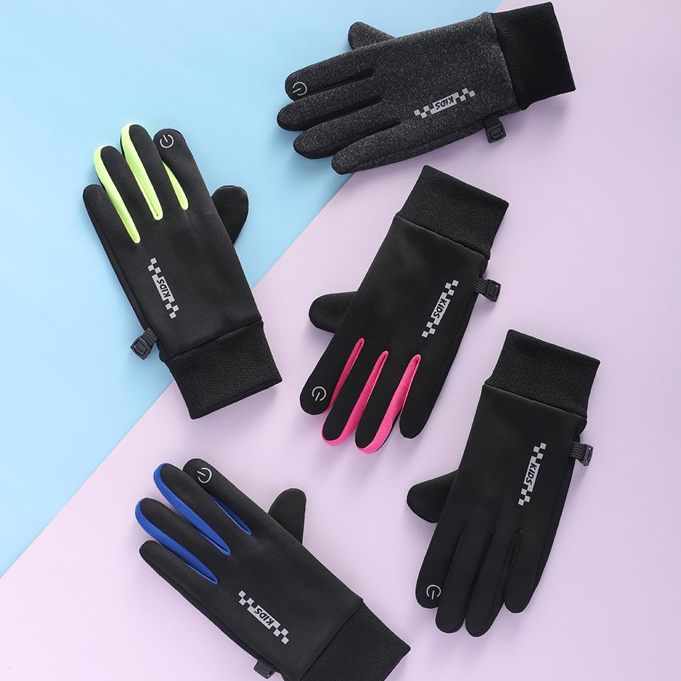 GTUBIKE Kinder Winterhandschuhe Touchscreen Warm Thermisch Wasserabweisend für Junge Mädchen Laufen Radfahren Schnee Skifahren bei kaltem Wetter