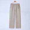 Summer 2026 Mom's Wide-Leg Drape Pants - Lightweight, Loose, Straight-Leg for Middle-Aged and Elderly Women