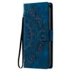 Phone Case For Honor Play10A 4G / X5c Plus 4G / X5c 4G Imprinted Totem Skin Feel Wallet Leather Phone Cover with Hand Strap