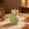 DIY Easter Cute Fat Little Rabbit Silicone Candle Mold Aromatherapy Candle Rabbit Shaped Gypsum Resin Mold